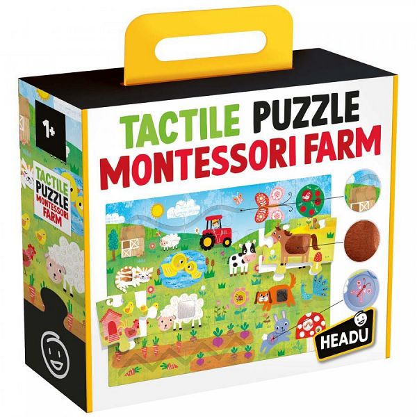 Didaktična igra Headu Montessori Sestavljanka - Kmetija