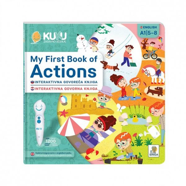 Interaktivna knjiga KUKU – My First Book of Actions