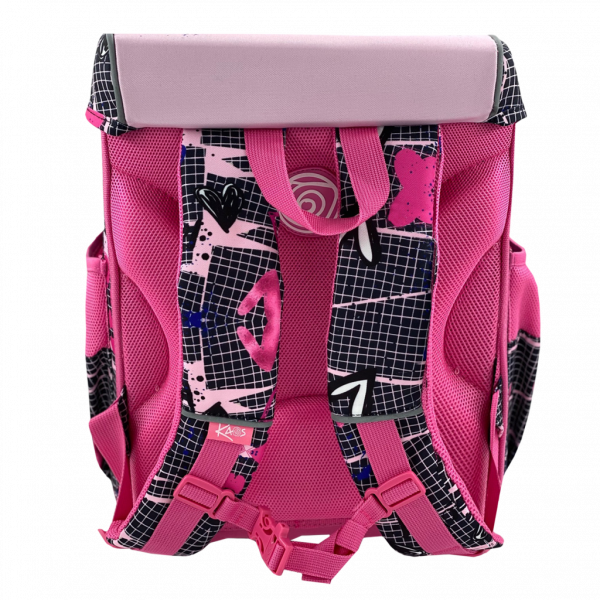 Šolska torba ABC Kaos Pink Love