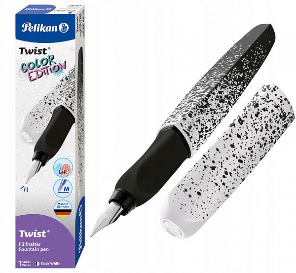 Nalivno pero Pelikan Twist Black/White