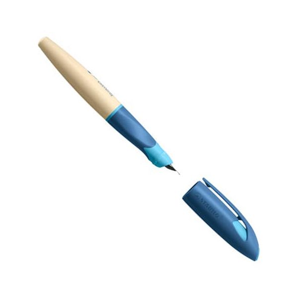 Nalivno pero Stabilo Easybirdy Timber Blue za desničarje