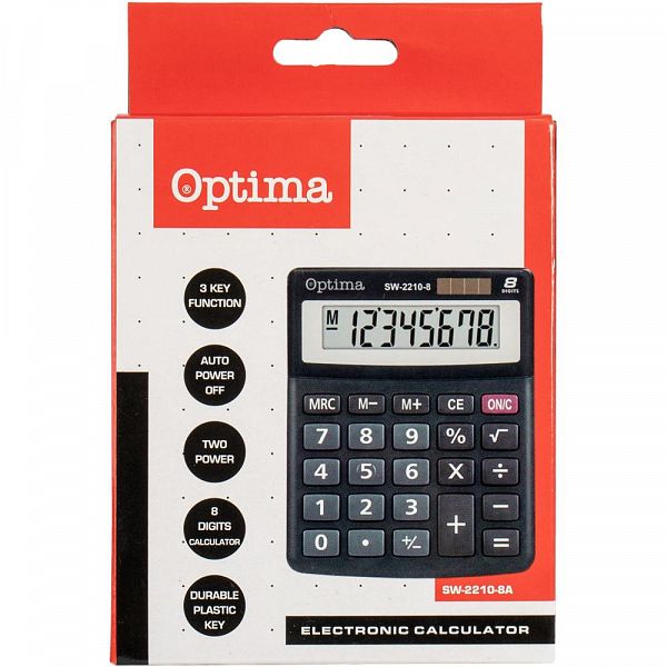 Kalkulator namizni Optima SW-2210-8A