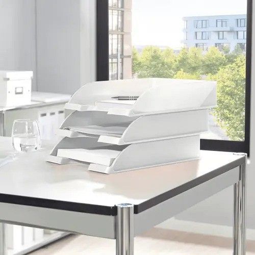 Predalnik za dokumente Leitz Wow A4 bel