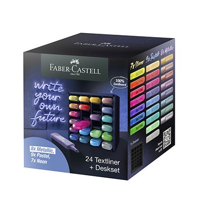 Namizni set označevalcev teksta Faber-Castell 24/1