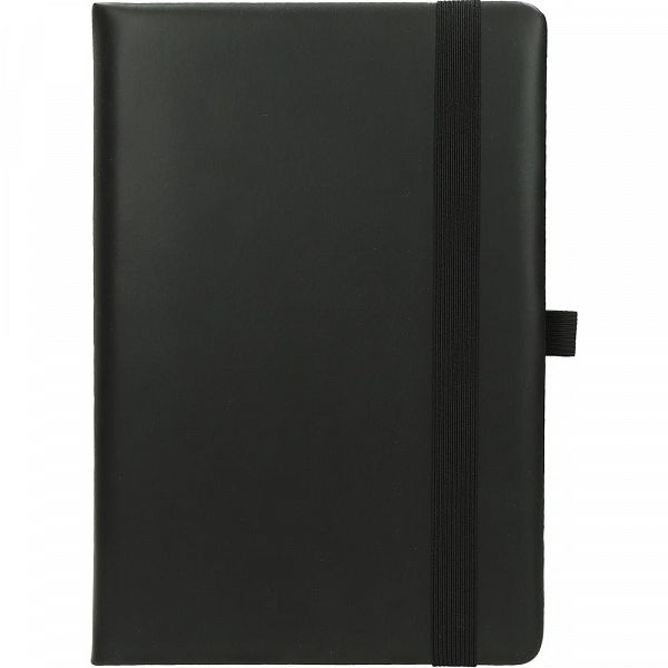 Notes A5 Flux z elastiko Črn