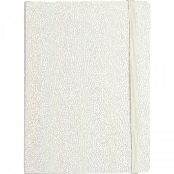 Notes z elastiko A6 Shiny White