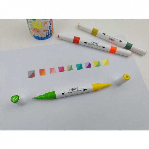 Flomastri Target obojestranski Art Acrylic Twin 12/1