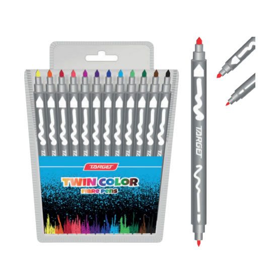 Flomastri Target obojestranski Twin Color 12/1