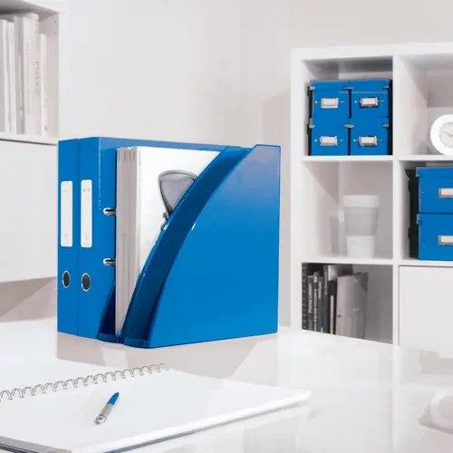 Odložni košek A4 Leitz WOW moder