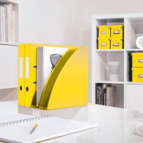 Odložni košek A4 Leitz WOW rumen