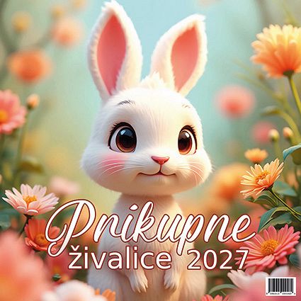 Koledar stenski 2027 JM Prikupne živalice