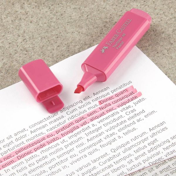 Označevalec teksta Faber-Castell Textliner 46 Pastel set 8/1