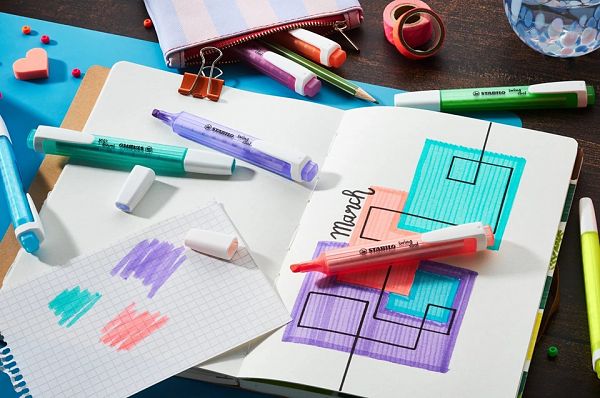 Označevalec teksta Stabilo Swing Cool set Neon 8/1