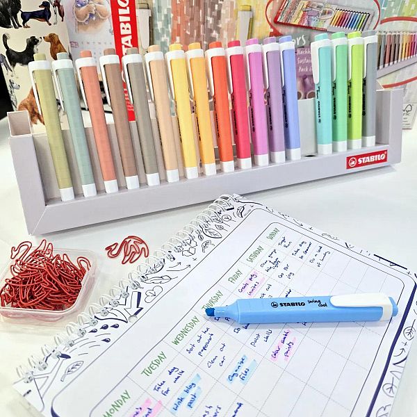 Označevalec teksta Stabilo Swing Cool Pastel set 18/1