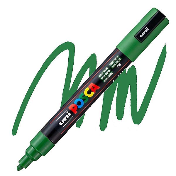 Marker Posca PC-5M Gozdno zelen