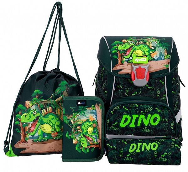 4-delni set za prvošolčke ABC123 Dino