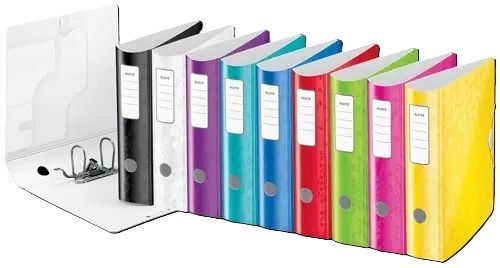 Registrator Leitz Active WOW A4 180° 80mm moder