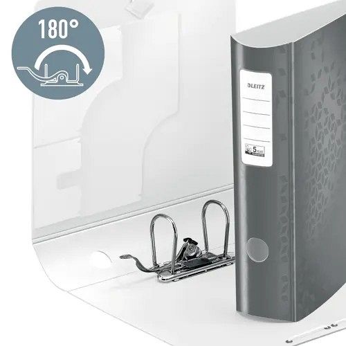 Registrator Leitz Active WOW A4 180° 80mm bel