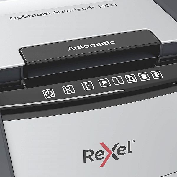 Uničevalec dokumentov samodejni Rexel Optimum AutoFeed+ 150M P5