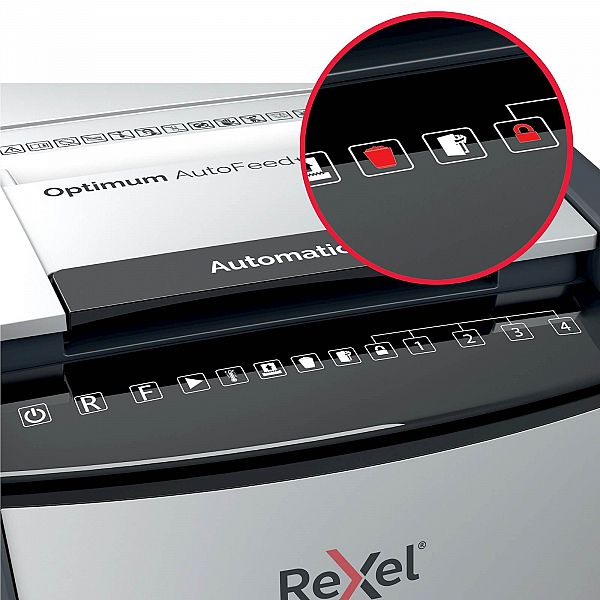 Uničevalec dokumentov samodejni Rexel Optimum AutoFeed+ 150M P5
