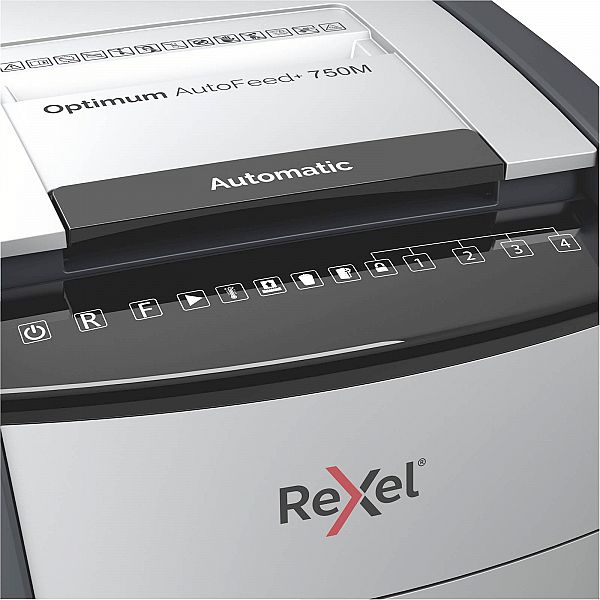 Uničevalec dokumentov samodejni Rexel Optimum AutoFeed+ 750M P5