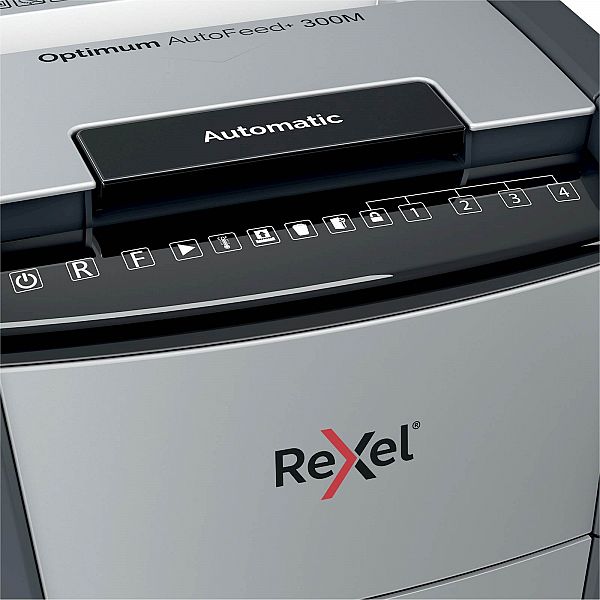 Uničevalec dokumentov samodejni Rexel Optimum AutoFeed+ 300M