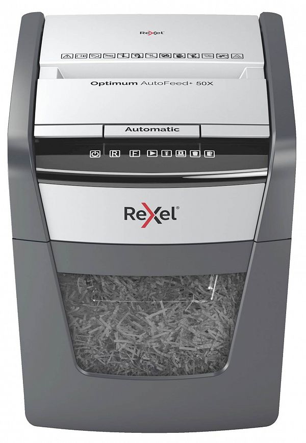 Uničevalec dokumentov samodejni Rexel Optimum AutoFeed+ 50X P4