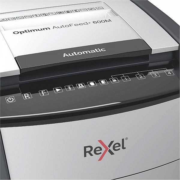 Uničevalec dokumentov Rexel Optimum AutoFeed+ 600M P5