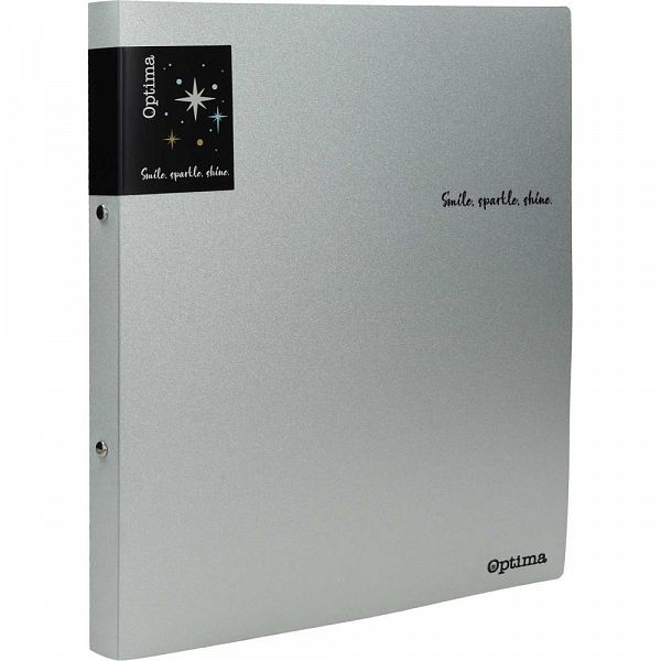 Rinčna mapa A4 2 rinki 16 mm Optima Glitter