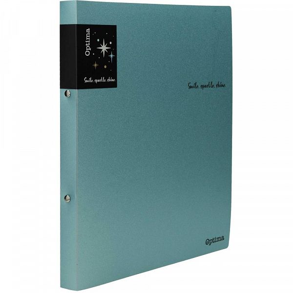 Rinčna mapa A4 2 rinki 16 mm Optima Glitter
