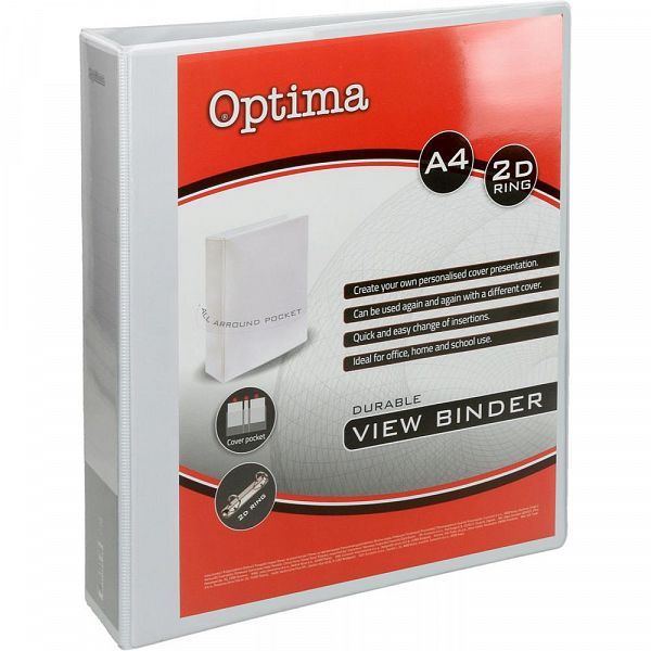 Rinčna mapa A4 za prezentacije Optima 2 D-rinki 50 mm