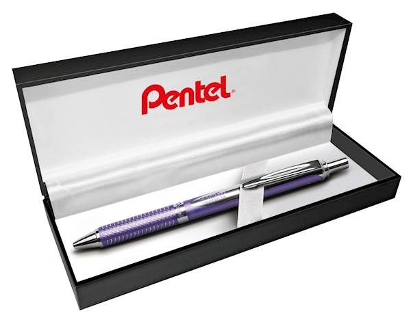 Roler Pentel EnerGel Sterling BL407 0.7mm Vijola Darilna embalaža