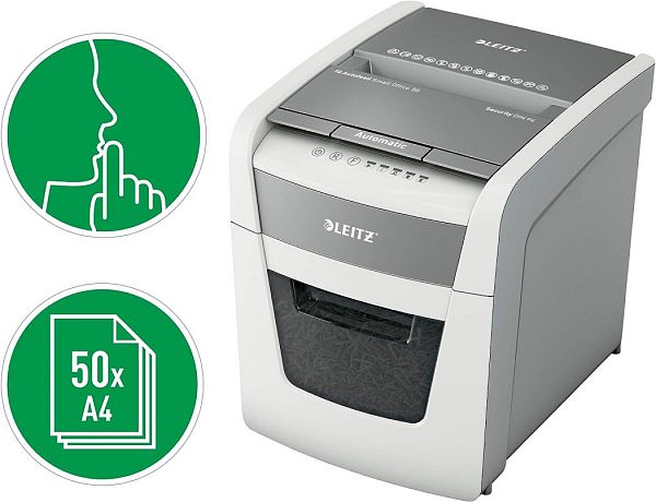 Samodejni uničevalec dokumentov Leitz IQ AutoFeed 50X Small Office P-4