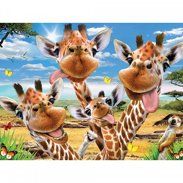 Sestavljanka 3D 500 Žirafe 