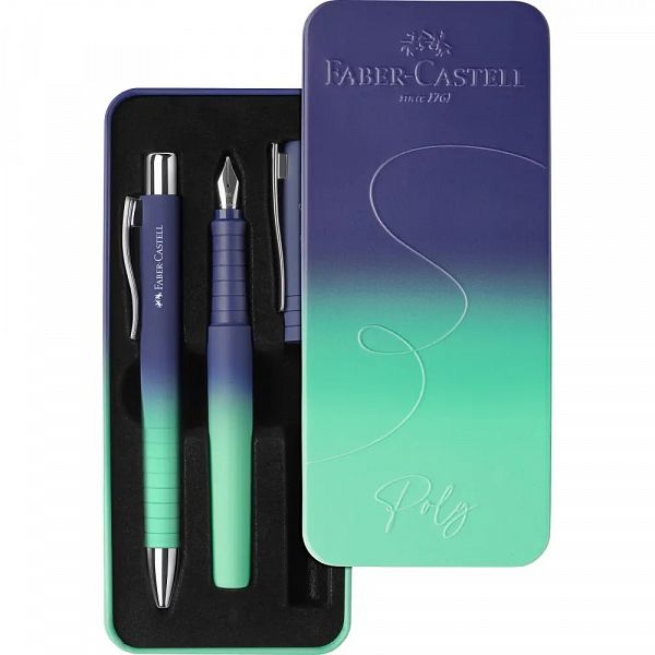 Darilni set Faber-Castell Polly FP   BP Buzzing Blue