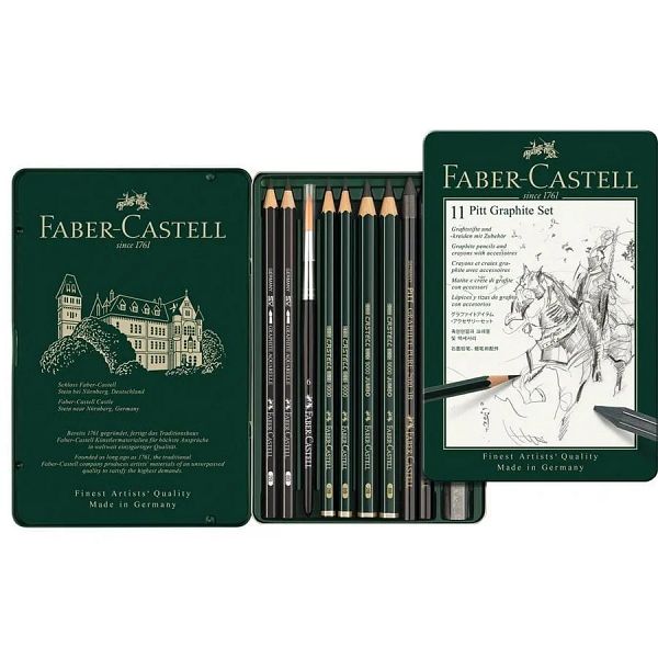 Set grafitnih svinčnikov Faber-Castell Pitt Graphite 11/1