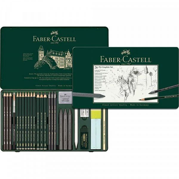 Set grafitnih svinčnikov Faber-Castell Pitt Graphite 26/1