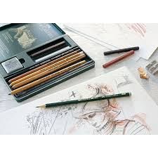 Set grafitnih svinčnikov Faber-Castell Pitt Monochrome 12/1