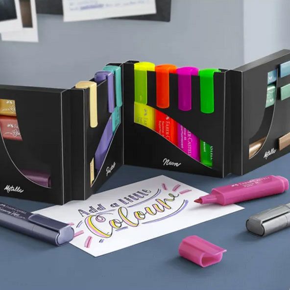 Namizni set označevalcev teksta Faber-Castell 16/1