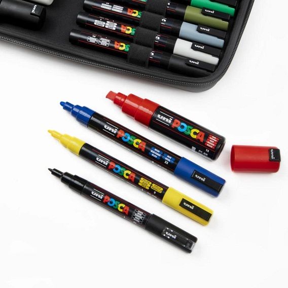Set markerjev Posca Art Case 40/1 v peresnici