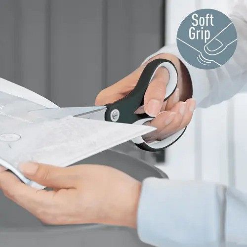 Škarje Leitz Wow Titanium 20,5 cm črne