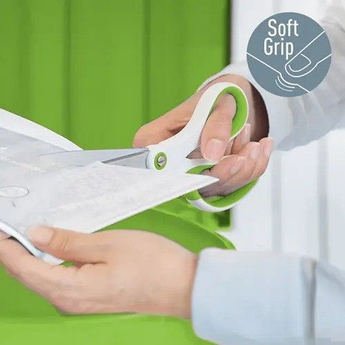 Škarje Leitz Titanium WOW svetlo zelene