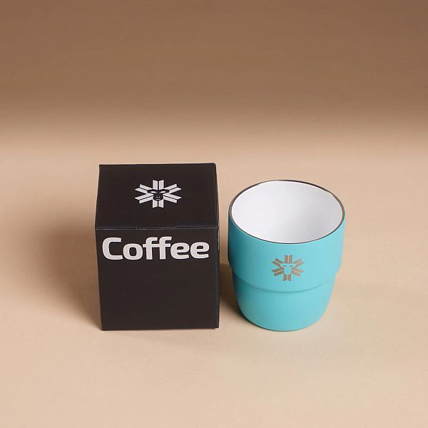 Izolirana skodelica za espresso Snow Monkey 80 ml Soča mint
