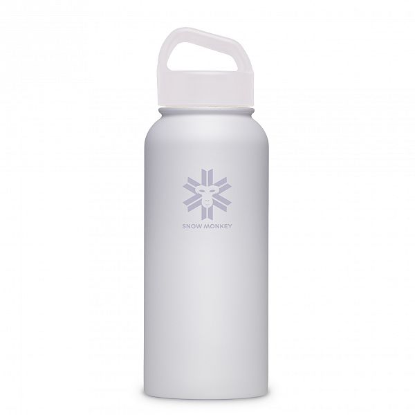 Termovka Snow Monkey Traveler 1 L Oblačno bela