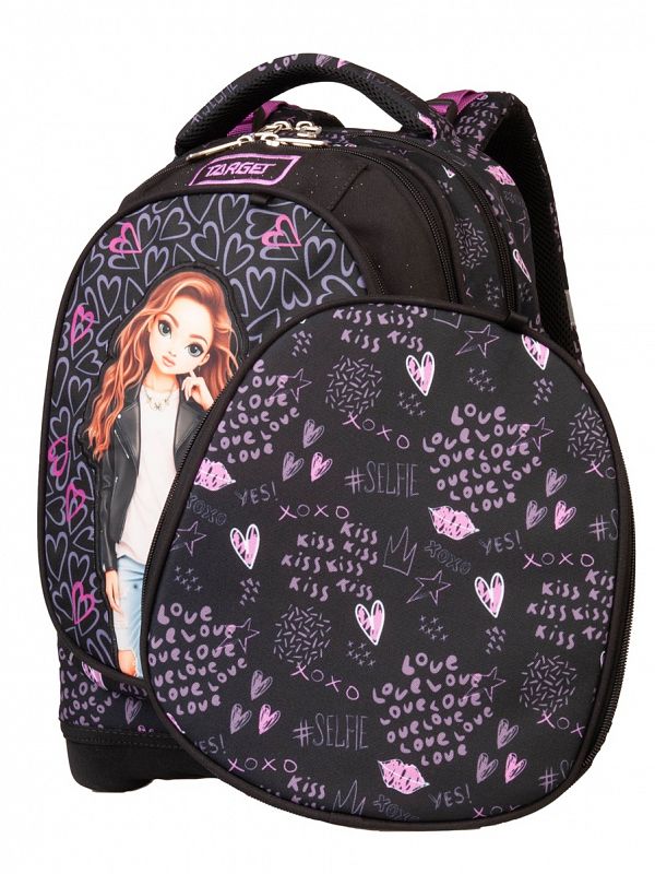 Šolska torba Target Superlight 2 Face Rebel Heart