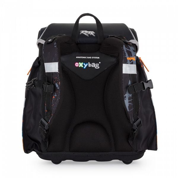 Šolska torba ABC Oxybag Premium Light Dino hrbtišče