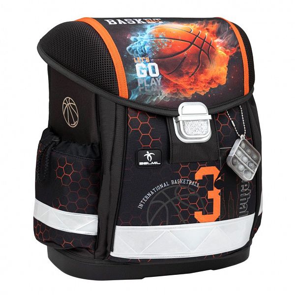 Šolska torba Belmil ABC Classy Basketball Inferno