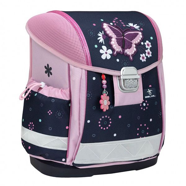 Šolska torba Belmil ABC Classy Midnight Butterfly