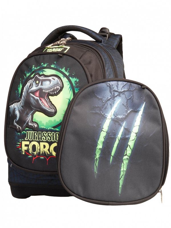 Šolska torba Target Superlight 2 Face Jurrasic Force