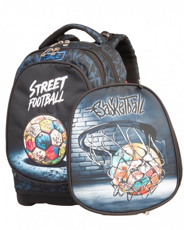 Šolska torba Target Superlight 2 Face Street Sport